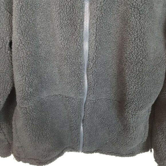 Fabletics Womens Lotta Teddy Jacket Size S Full Zip Hooded Comfy Cozy Loungewear - Picture 4 of 11